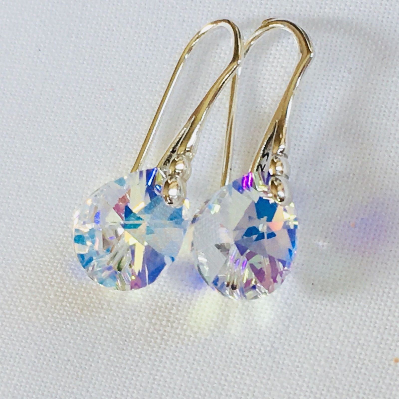 AB Earrings Made With Swarovski® Crystals | Crystal Elegance
